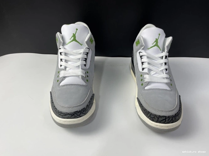 Cheap Chlorophyll Retro Jordan 3 Air 136064-006 0817